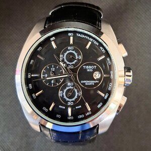 Tissot Couturier Chronograph Men's T035627A Black Watch